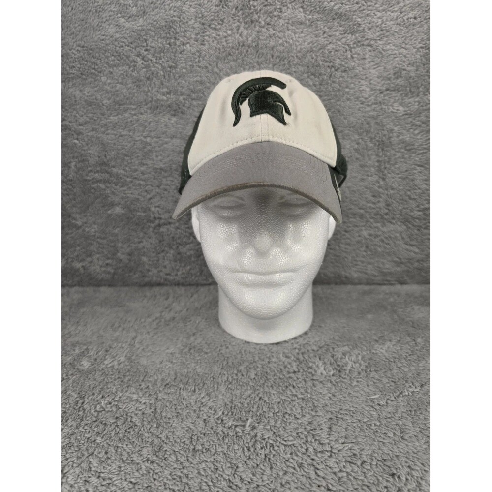Nike Michigan State Spartans Hat Cap Dri Fit Mesh OSFM NCAA College Green Gray